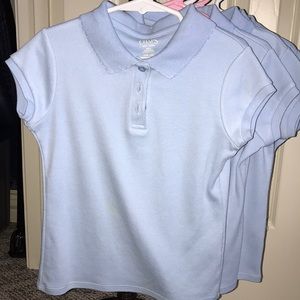 Chaps Girls Blue polo